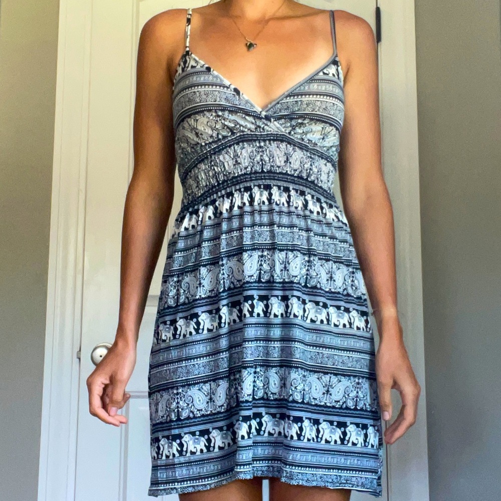 Blue dress